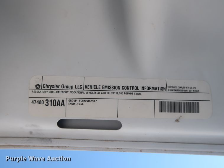 image for item HJ9471 2015 Dodge Ram 4500HD  utility truck