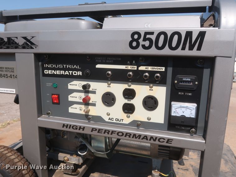 image for item HJ9481 Apex 8500M  generator