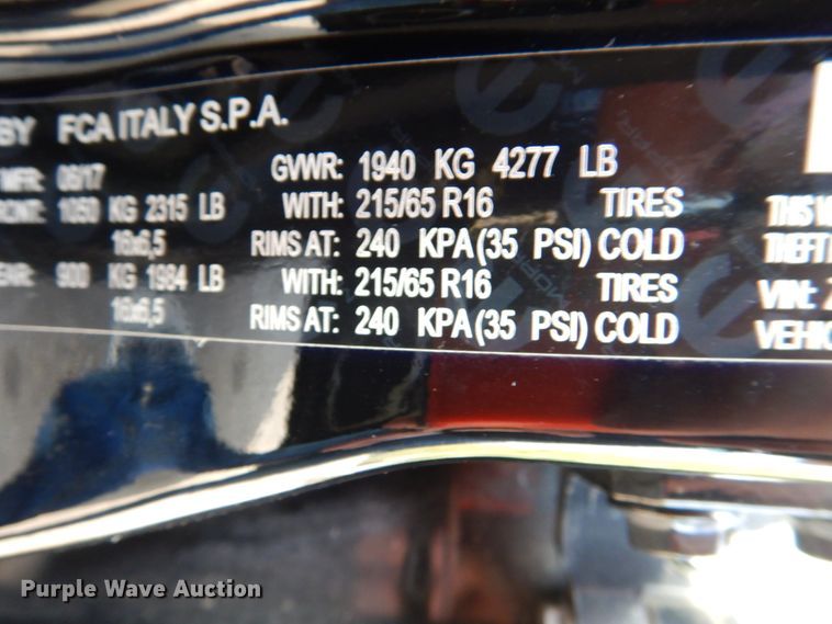 image for item HK9517 2017 Jeep Renegade Sport  SUV