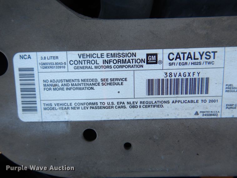 image for item HK9524 2001 Chevrolet Impala