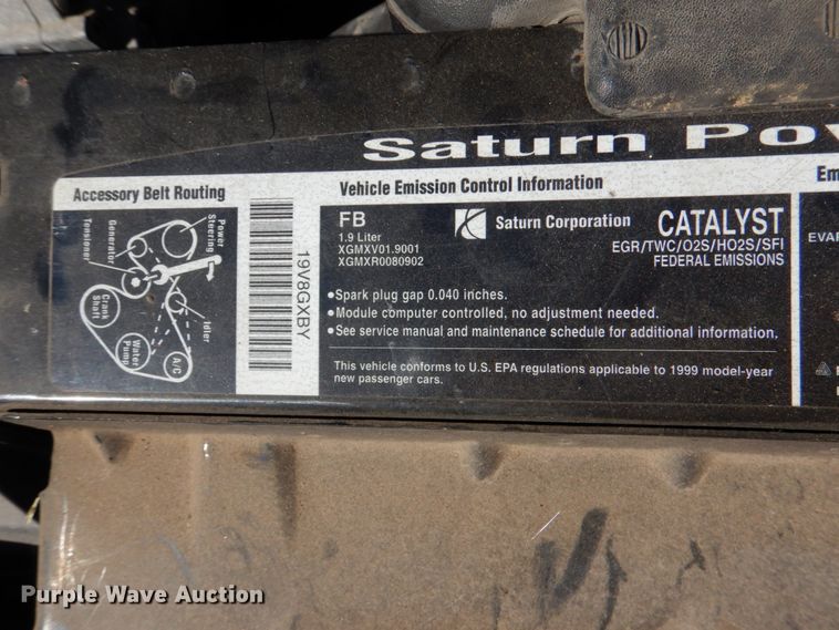 image for item HK9525 1999 Saturn SC SC1