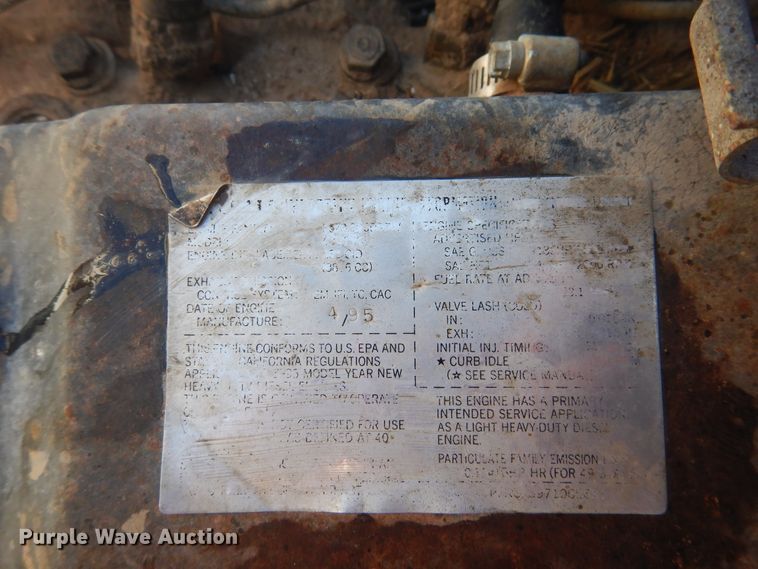 image for item HO9187 1995 Isuzu NPR  flatbed truck