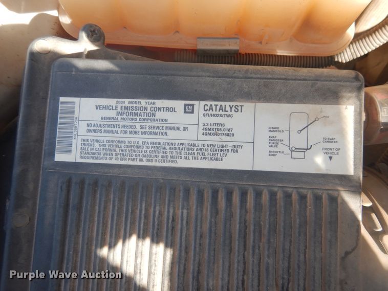 image for item HO9238 2004 GMC Sierra 1500  Ext. Cab pickup truck