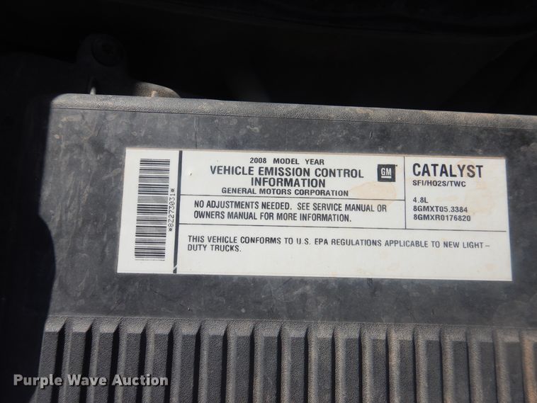 image for item HO9239 2008 Chevrolet Silverado 1500  Ext. Cab pickup truck