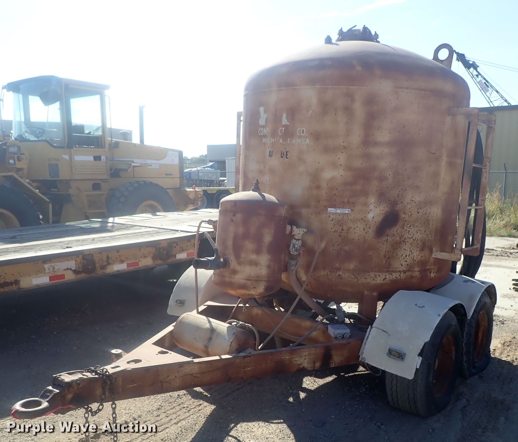 Schmidt 140 sandblasting pot in Wichita, KS Item GL9415 sold Purple