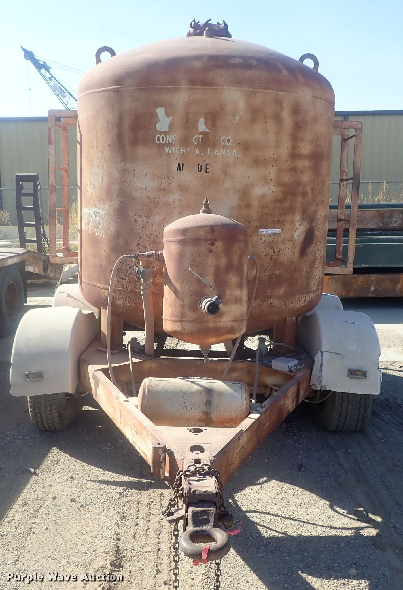 Schmidt 140 sandblasting pot in Wichita, KS Item GL9415 sold Purple