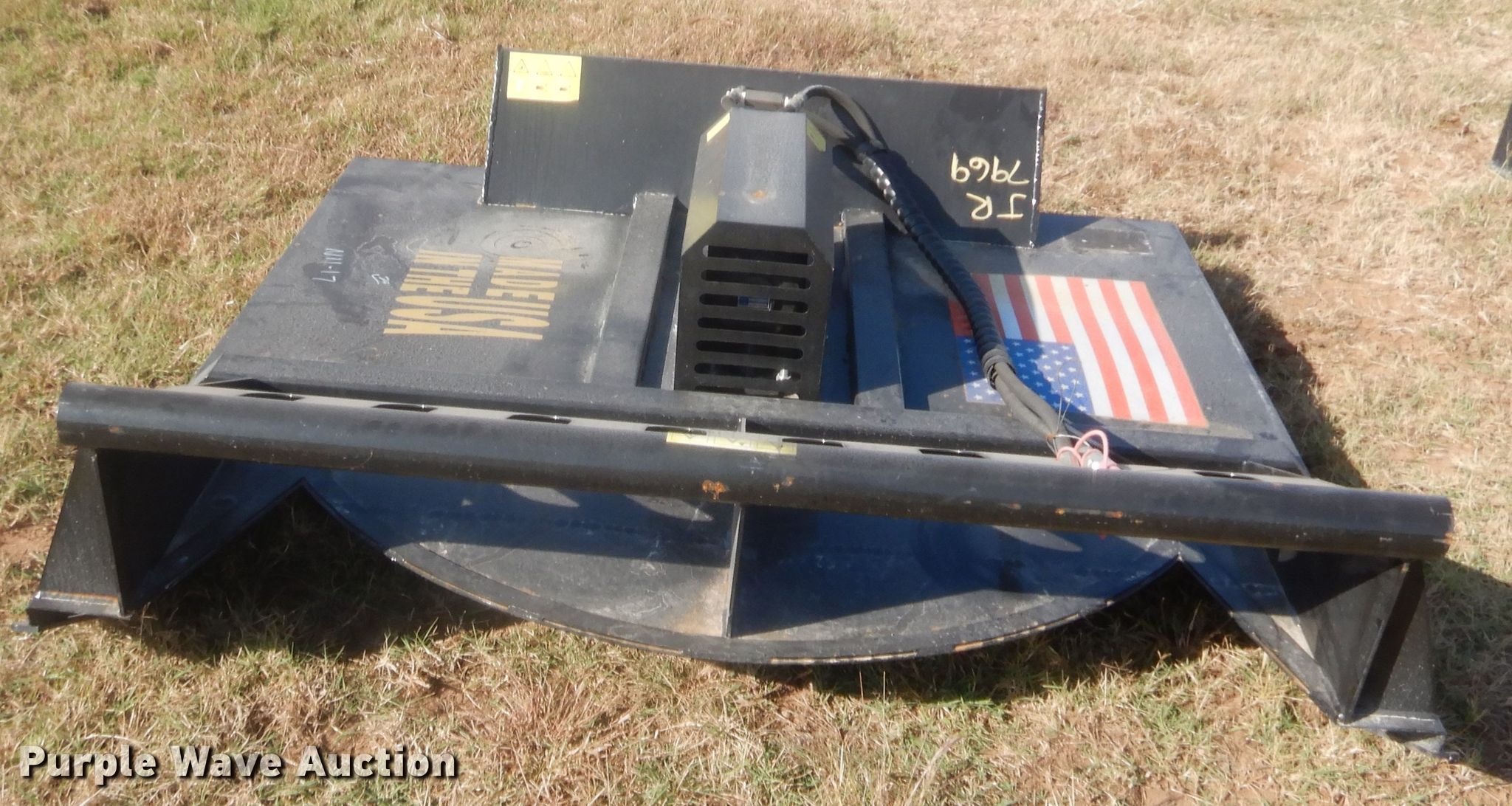2020 Mower King SSRC72 skid steer rotary mower in El Reno, OK Item