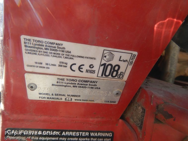 image for item DD6698 2013 Toro TRX20  trencher