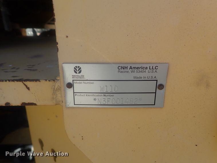 image for item DE0730 2003 New Holland W110  wheel loader