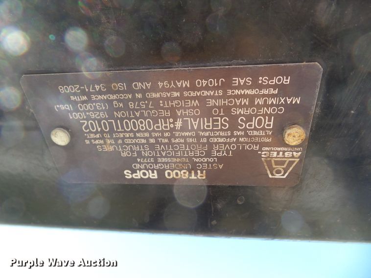 image for item DF0899 2012 Astec RT800  trencher