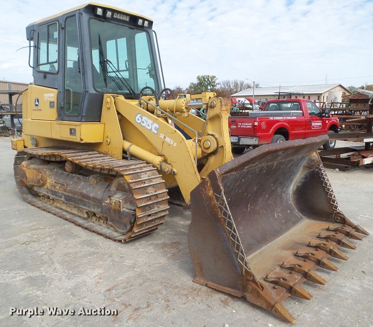 image for item DF0905 2004 John Deere 655C  Series II track loader