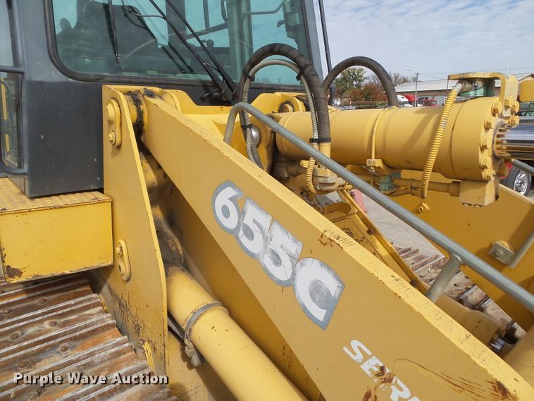 image for item DF0905 2004 John Deere 655C  Series II track loader