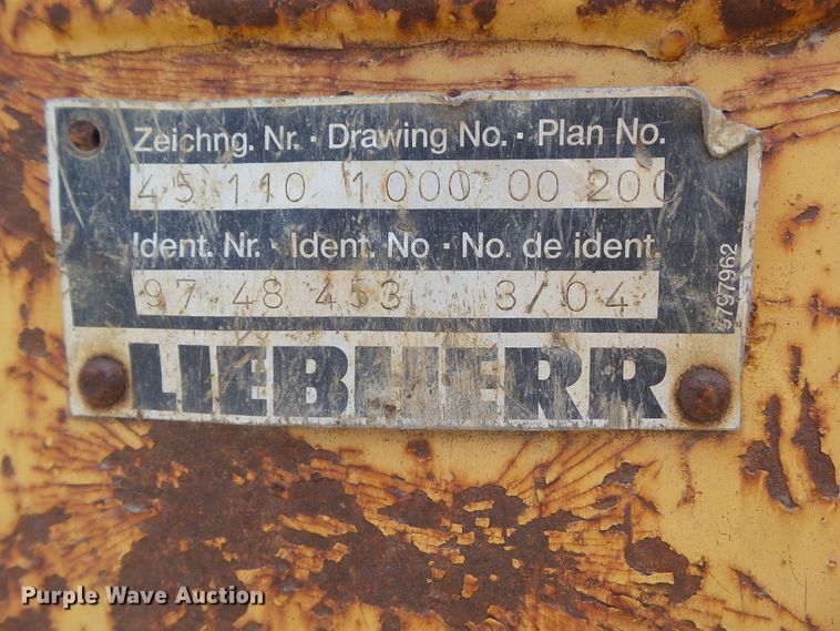 image for item DF0905 2004 John Deere 655C  Series II track loader