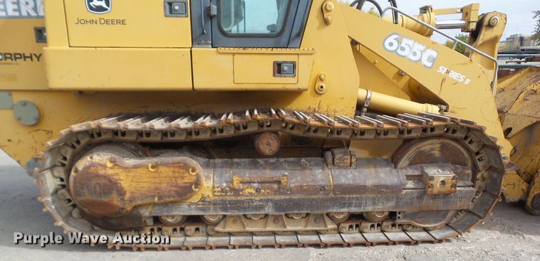 image for item DF0905 2004 John Deere 655C  Series II track loader