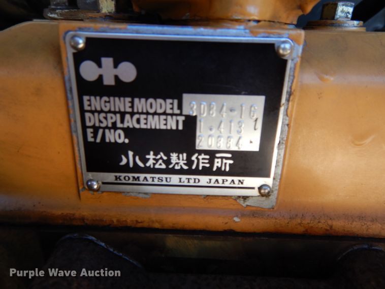 image for item DH0196 1988 Bobcat 100  mini excavator