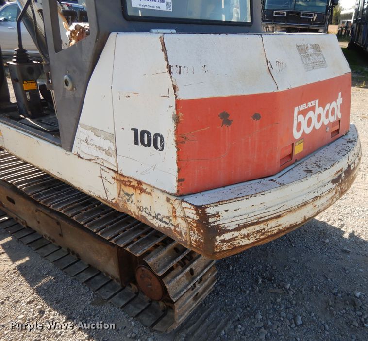 image for item DH0196 1988 Bobcat 100  mini excavator