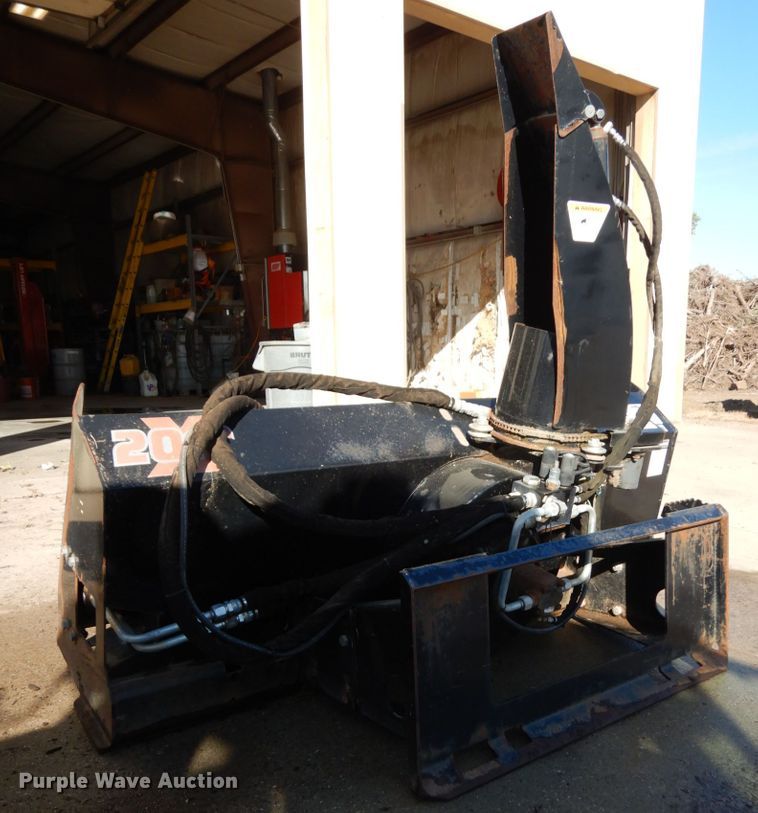 image for item DH6680 72"W skid steer snow blower