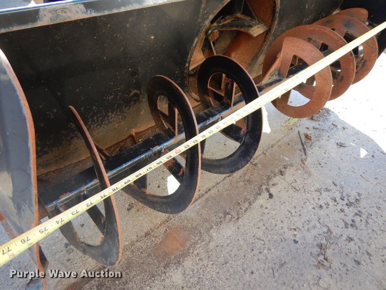 image for item DH6680 72"W skid steer snow blower