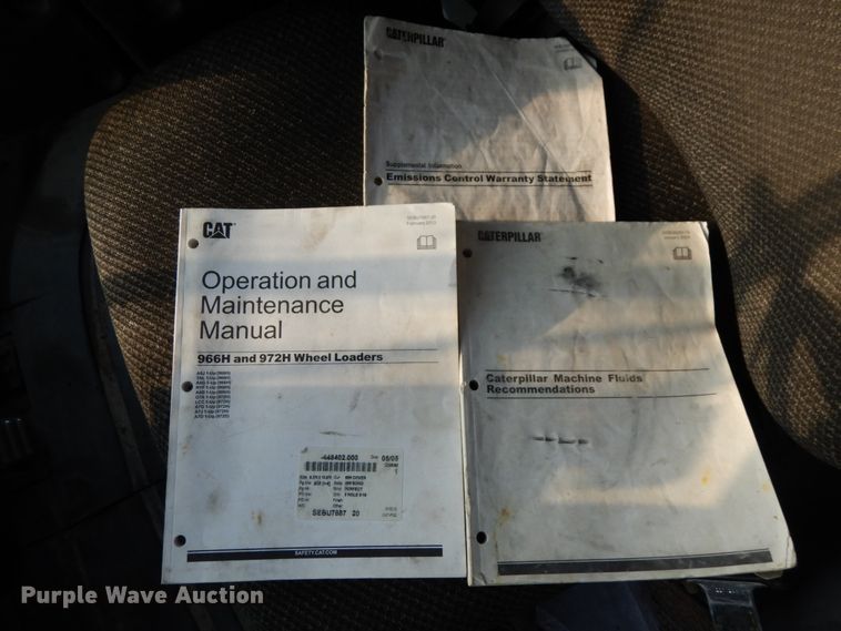 image for item DH6690 2008 Caterpillar 972H  wheel loader
