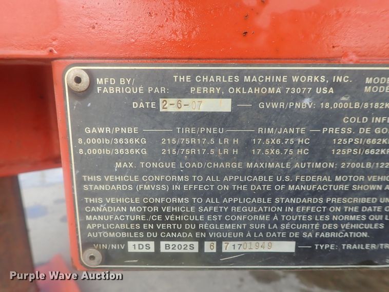 image for item DI7259 2007 Ditch Witch FX30 vacuum excavator