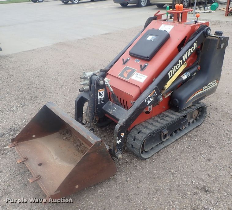 2011 Ditch Witch SK350 compact utility loader in Wichita, KS Item