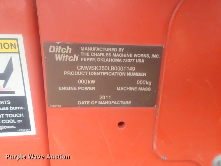 image for item DI7264 2011 Ditch Witch SK350  compact utility loader