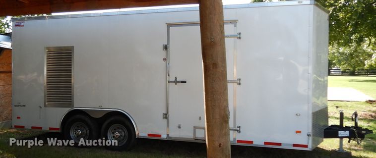 image for item DJ6539 2018 American Hauler enclosed cargo trailer with sprayer system