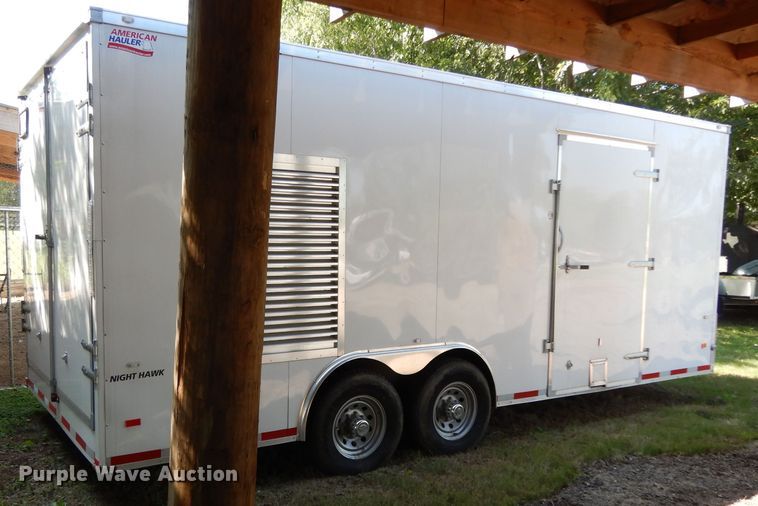 image for item DJ6539 2018 American Hauler enclosed cargo trailer with sprayer system