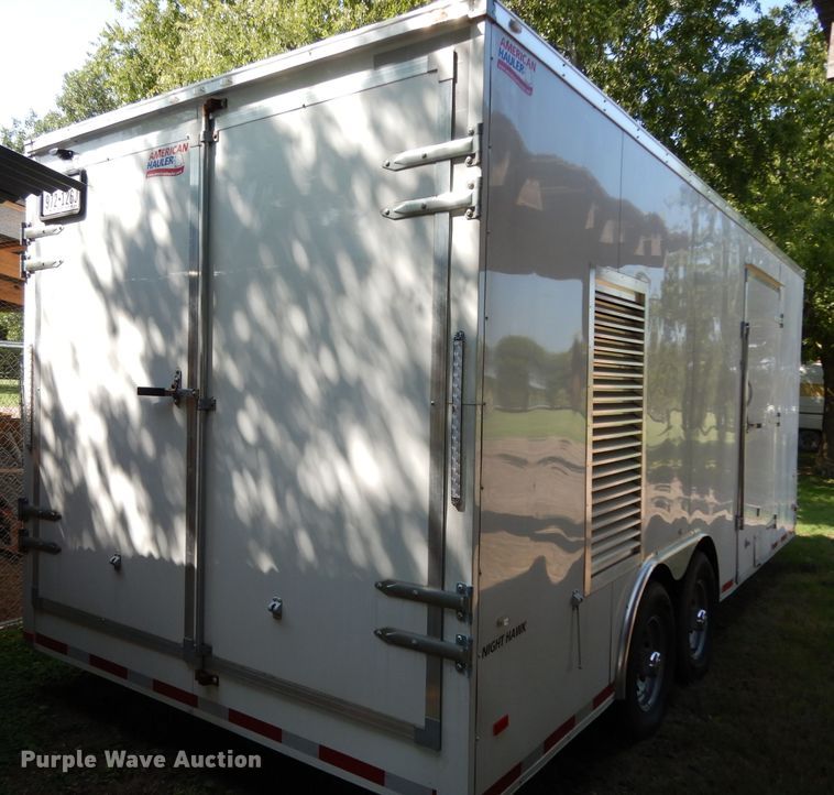 image for item DJ6539 2018 American Hauler enclosed cargo trailer with sprayer system