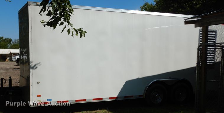 image for item DJ6539 2018 American Hauler enclosed cargo trailer with sprayer system
