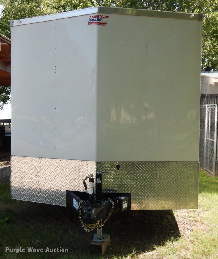 image for item DJ6539 2018 American Hauler enclosed cargo trailer with sprayer system