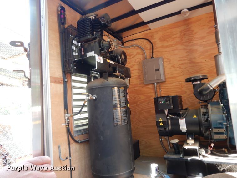 image for item DJ6539 2018 American Hauler enclosed cargo trailer with sprayer system