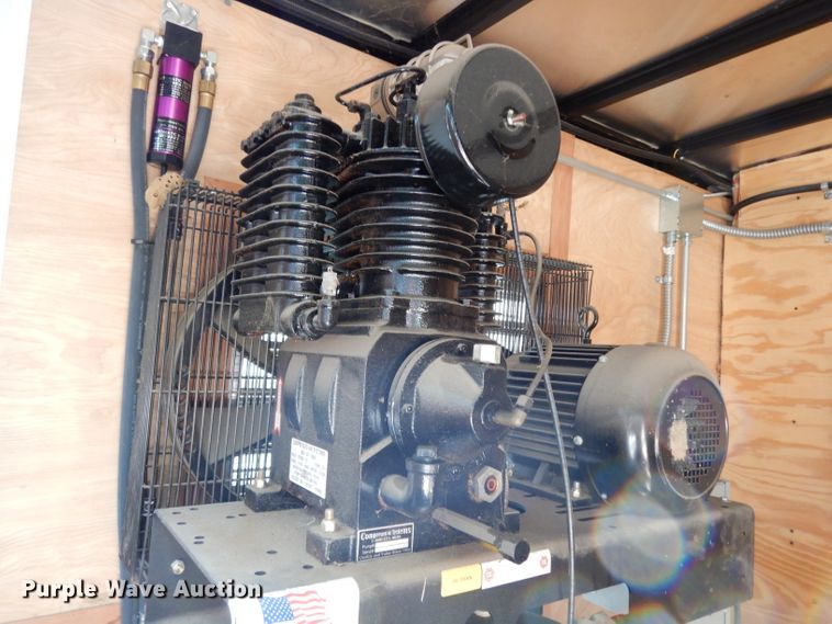 image for item DJ6539 2018 American Hauler enclosed cargo trailer with sprayer system