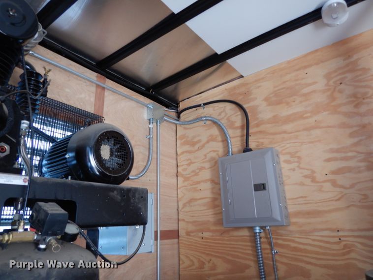 image for item DJ6539 2018 American Hauler enclosed cargo trailer with sprayer system