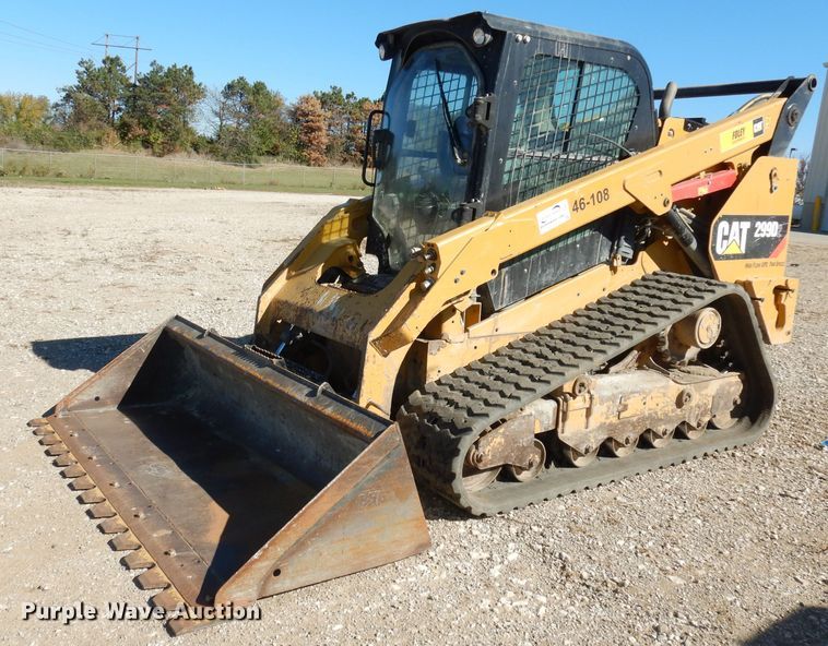 image for item DJ6832 2016 Caterpillar 299D2  tracked skid steer loader