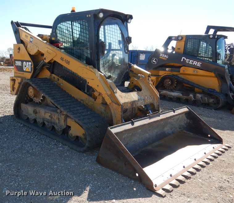 image for item DJ6832 2016 Caterpillar 299D2  tracked skid steer loader