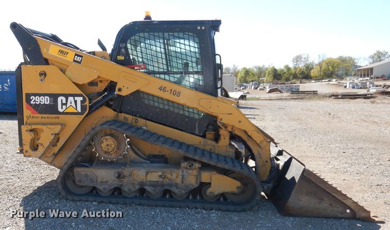 image for item DJ6832 2016 Caterpillar 299D2  tracked skid steer loader