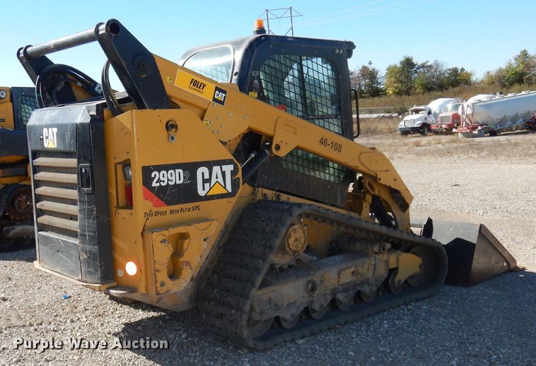 image for item DJ6832 2016 Caterpillar 299D2  tracked skid steer loader
