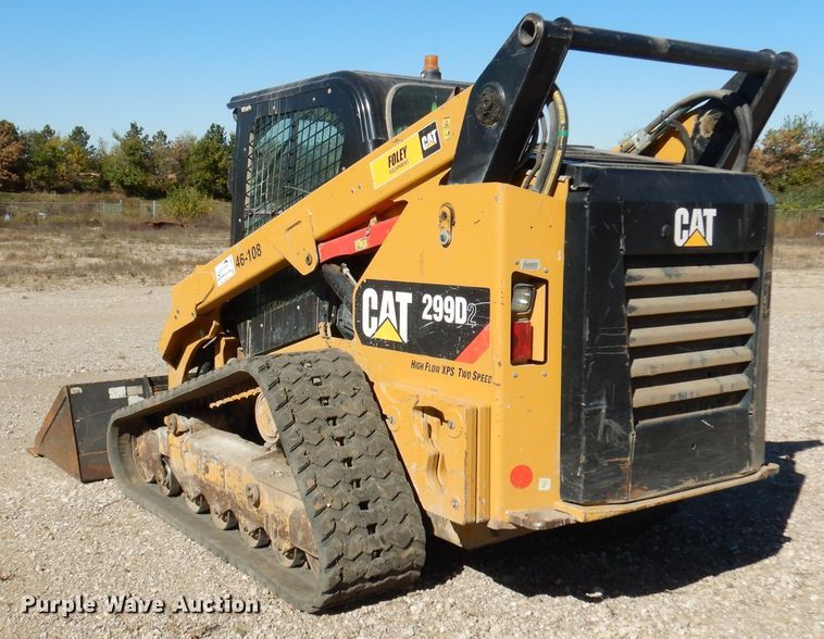 image for item DJ6832 2016 Caterpillar 299D2  tracked skid steer loader