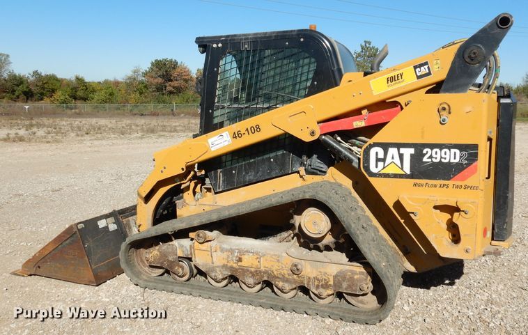 image for item DJ6832 2016 Caterpillar 299D2  tracked skid steer loader