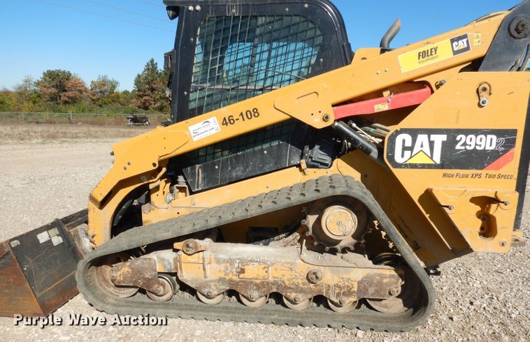 image for item DJ6832 2016 Caterpillar 299D2  tracked skid steer loader