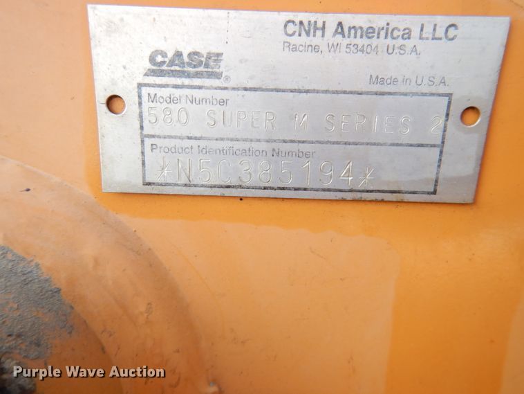 image for item DJ6885 2005 Case 580 Super M  Series 2 backhoe