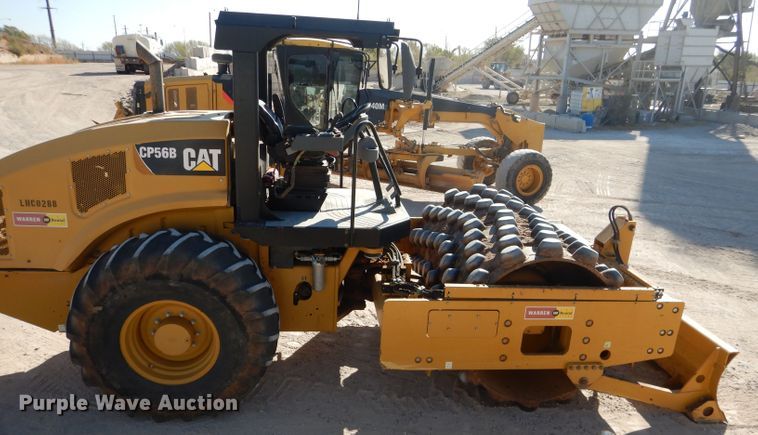 image for item DJ8784 2013 Caterpillar CP56B  single drum vibratory roller