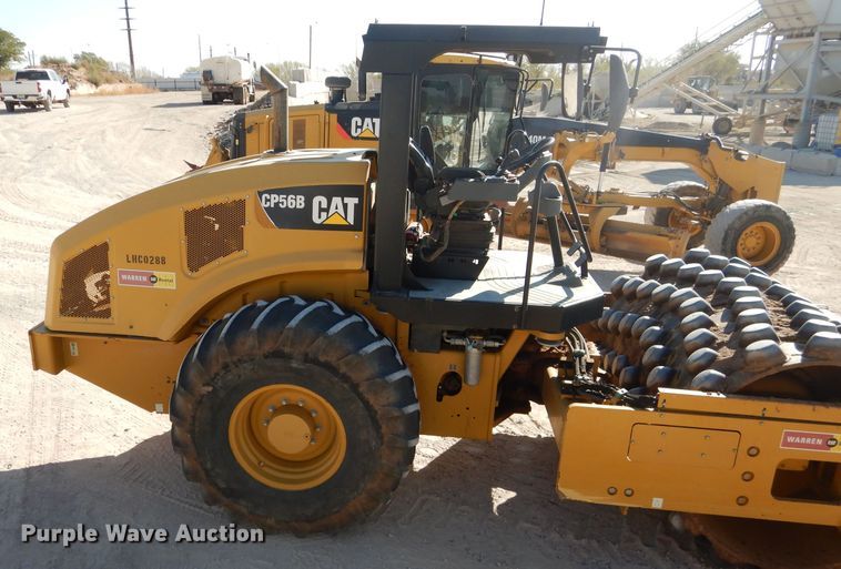 image for item DJ8784 2013 Caterpillar CP56B  single drum vibratory roller