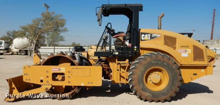image for item DJ8784 2013 Caterpillar CP56B  single drum vibratory roller