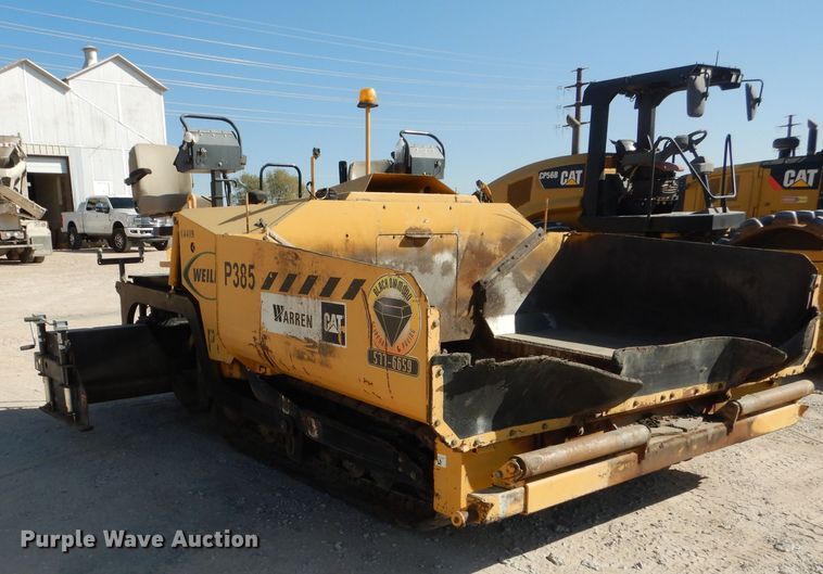 image for item DJ8785 2011 Weiler P385  paver