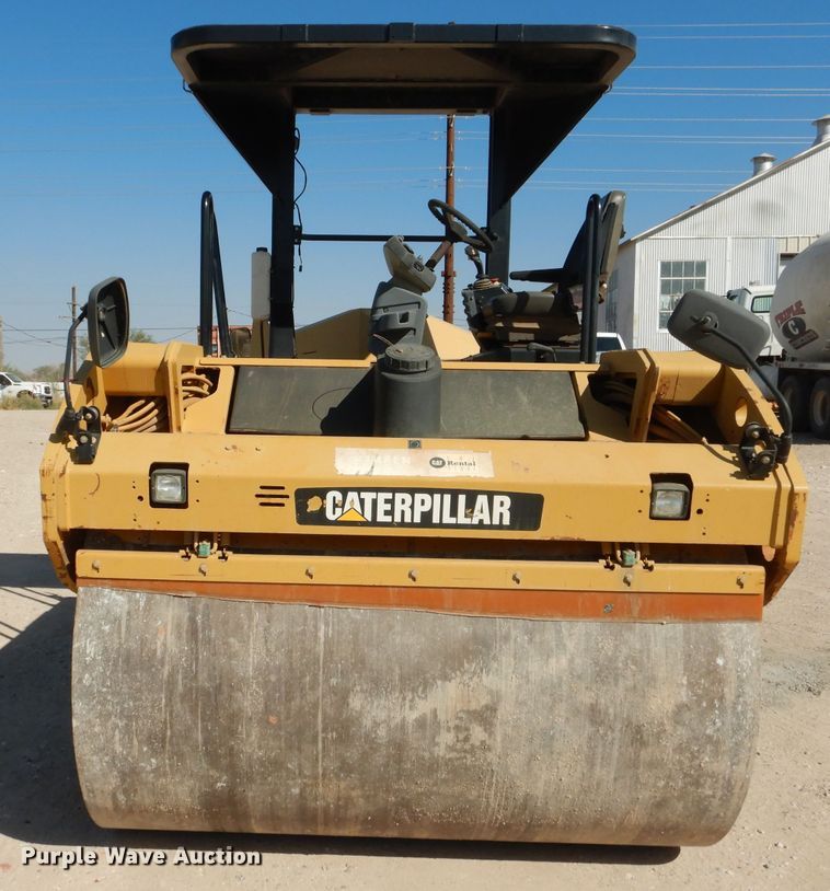 image for item DJ8787 2011 Caterpillar CB54 XW  double drum vibratory roller