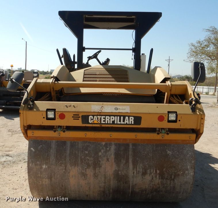 image for item DJ8787 2011 Caterpillar CB54 XW  double drum vibratory roller