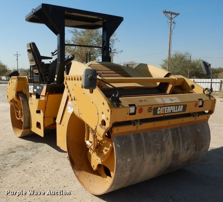 image for item DJ8787 2011 Caterpillar CB54 XW  double drum vibratory roller