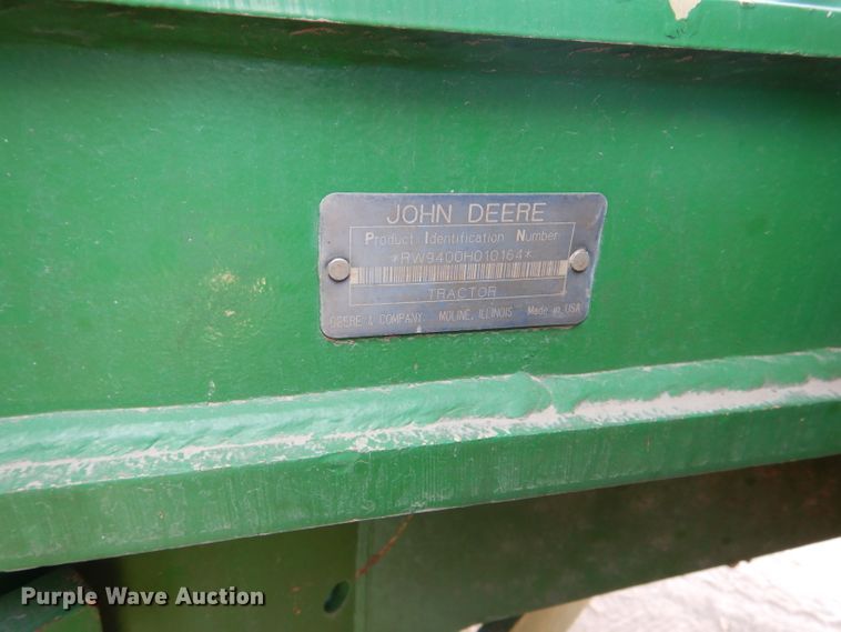 image for item DJ8788 1998 John Deere 9400  4WD tractor